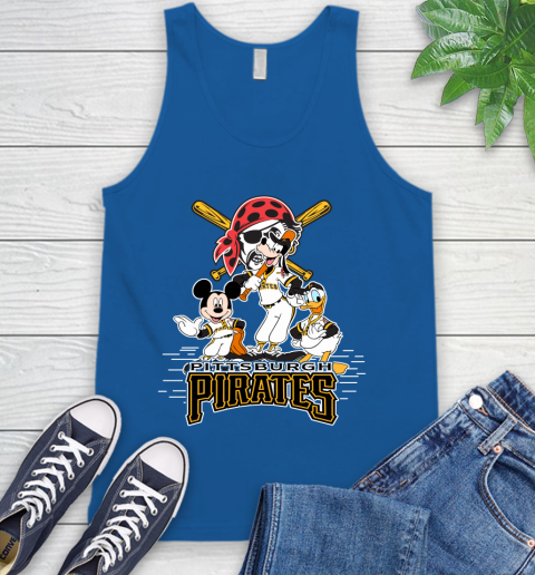 MLB Pittsburgh Pirates Mickey Mouse Donald Duck Goofy Baseball T Shirt Tank Top 4