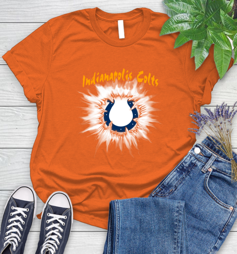 Indianapolis Colts NFL Football Adoring Fan Rip Sports Women's T-Shirt 3