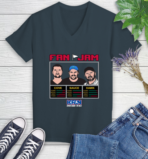 Kfan Dongtober Women's V-Neck T-Shirt 8