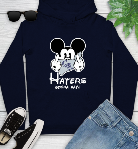 MLB Colorado Rockies Gonna Hate Mickey Mouse Disney Baseball T Shirt_000 Youth Hoodie 3