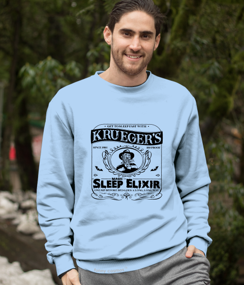 Nightmare On Elm Street T Shirt, Freddy Krueger T Shirt, Get To Sleep Fast With Krueger Tshirt, Halloween Gifts