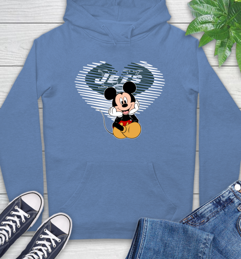 NFL New York Jets The Heart Mickey Mouse Disney Football T Shirt_000 Hoodie 11