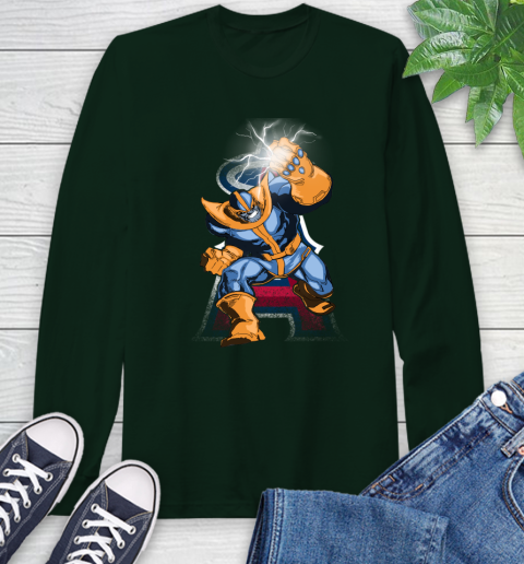 Los Angeles Angels MLB Baseball Thanos Avengers Infinity War Marvel Long Sleeve T-Shirt 7