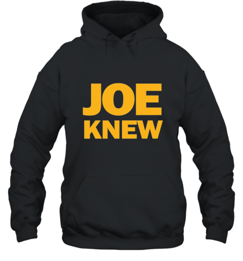 Joe Knew  Pitt vs Penn St91016  Yellow on Blue Tshirt Hooded