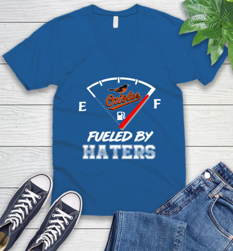 Baltimore Orioles MLB Baseball Fueled By Haters Sports V-Neck T-Shirt 5