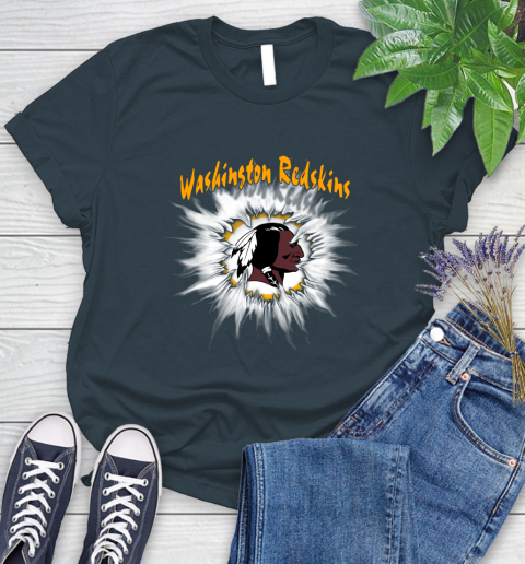 Washington Redskins NFL Football Adoring Fan Rip Sports Women's T-Shirt 11