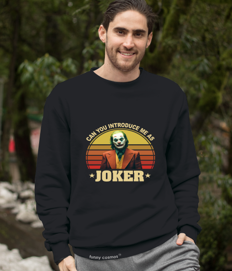 Joker Vintage T Shirt, Joker The Comedian Tshirt, Can You Introduce Me As Joker Shirt, Halloween Gifts