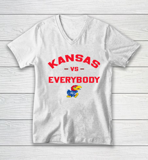 Kansas Jayhawks Vs Everybody V-Neck T-Shirt
