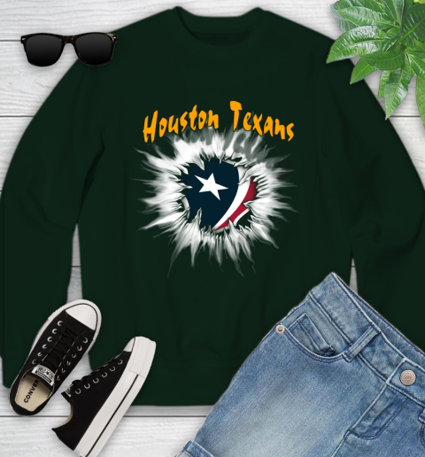 Houston Texans NFL Football Adoring Fan Rip Sports Youth Sweatshirt 9