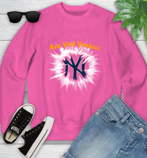 New York Yankees MLB Baseball Adoring Fan Rip Sports Youth Sweatshirt 6