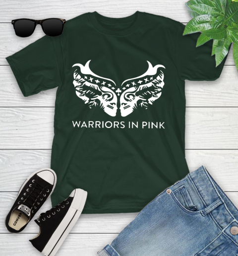 Ford cares warriors in pink shirt Youth T-Shirt 5