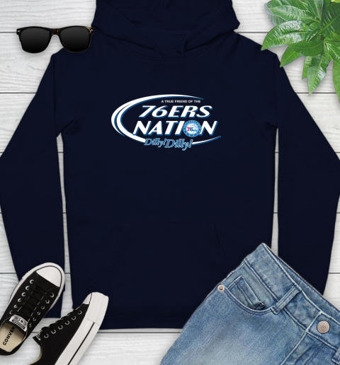 NBA A True Friend Of The Philadelphia 76ers Dilly Dilly Basketball Sports Youth Hoodie 3