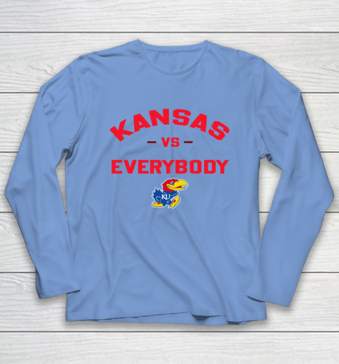 Kansas Jayhawks Vs Everybody Long Sleeve T-Shirt 6