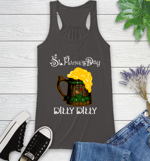NHL New York Rangers St Patrick's Day Dilly Dilly Beer Hockey Sports Racerback Tank 11