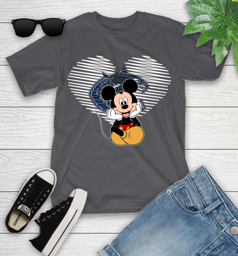 NHL Vancouver Canucks The Heart Mickey Mouse Disney Hockey Youth T-Shirt 6