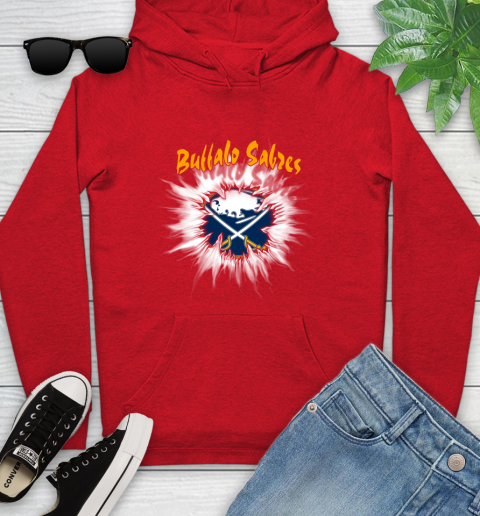 Buffalo Sabres NHL Hockey Adoring Fan Rip Sports Youth Hoodie 12
