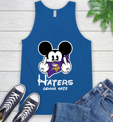 NFL Minnesota Vikings Haters Gonna Hate Mickey Mouse Disney Football T Shirt Tank Top 4