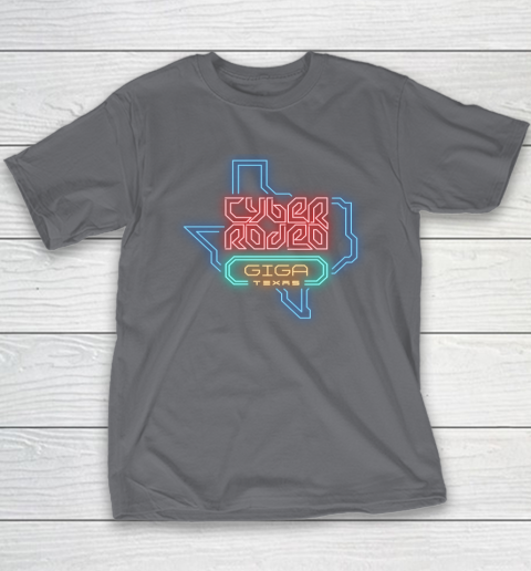 Cyber Rodeo Shirt Elon Musk Giga Texas Tesla Event Youth T-Shirt 5