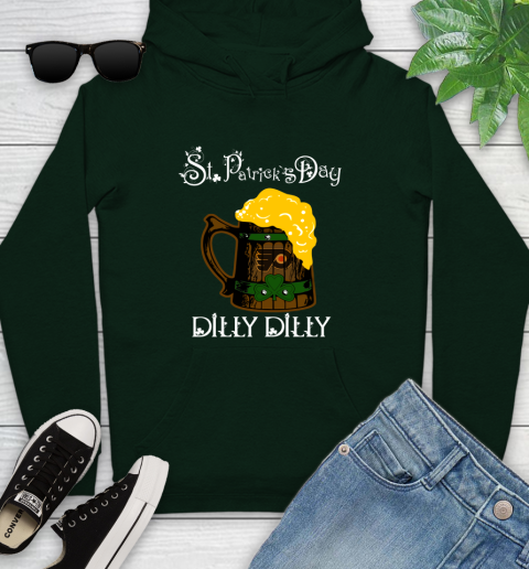 NHL Philadelphia Flyers St Patrick's Day Dilly Dilly Beer Hockey Sports Youth Hoodie 14