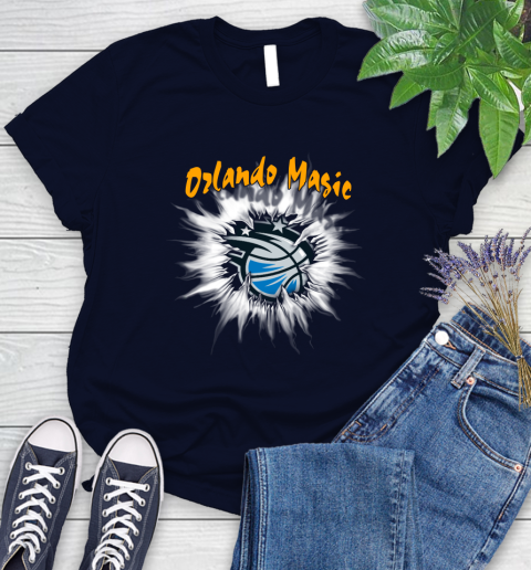 Orlando Magic NBA Basketball Rip Sports Women's T-Shirt 2
