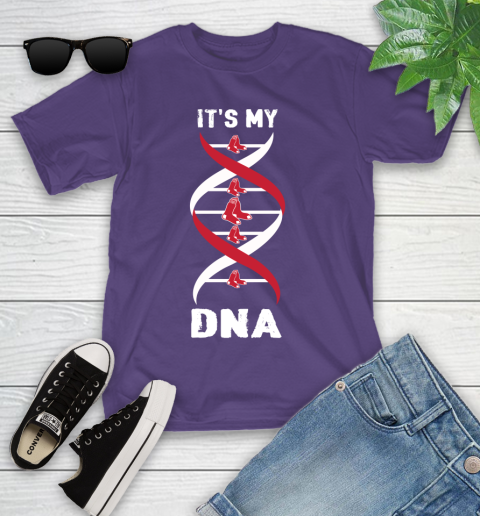 Boston Red Sox MLB Baseball It's My DNA Sports Youth T-Shirt 3