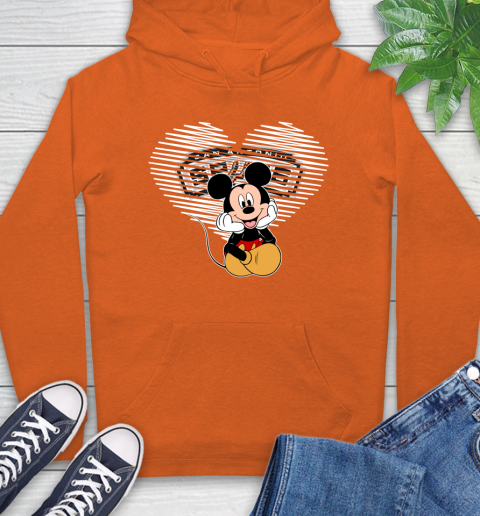 NBA San Antonio Spurs The Heart Mickey Mouse Disney Basketball Hoodie 4