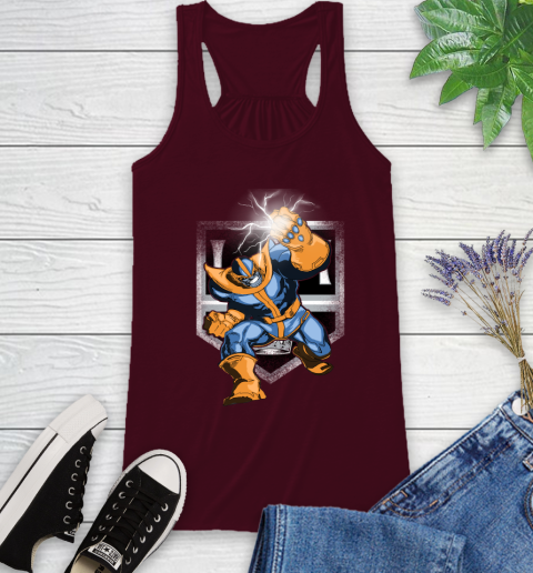 Los Angeles Kings NHL Hockey Thanos Avengers Infinity War Marvel Racerback Tank 2