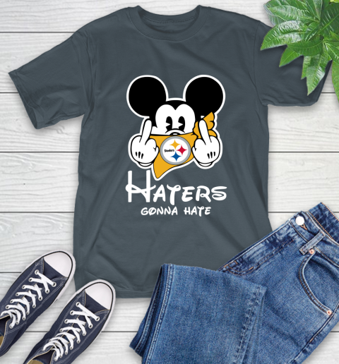 NFL Pittsburgh Steelers Haters Gonna Hate Mickey Mouse Disney Football T Shirt_000 T-Shirt 10