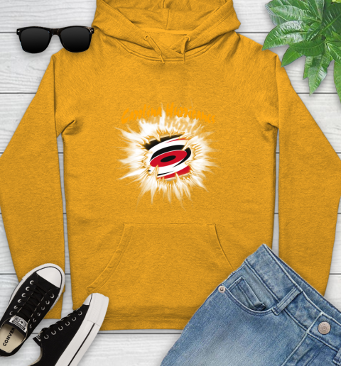 Carolina Hurricanes NHL Hockey Adoring Fan Rip Sports Youth Hoodie 2