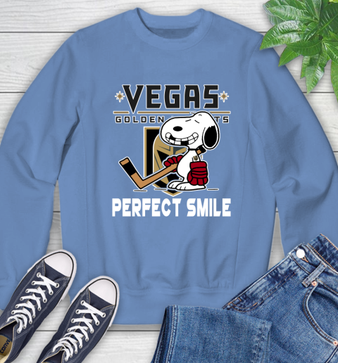 NHL Vegas Golden Knights Snoopy Perfect Smile The Peanuts Movie Hockey T Shirt Sweatshirt 11