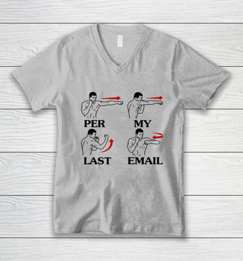 Per My Last Email Funny Men Costumed V-Neck T-Shirt 2