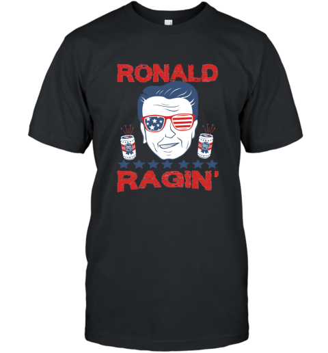 Ronald Ragin  Funny Patriotic Fourth of July American Shirt 4LV T-Shirt