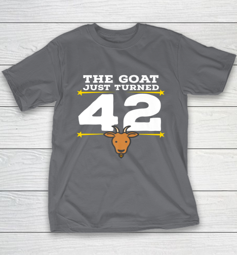 The Goat Just Turned 42 42nd Birthday Goat Youth T-Shirt 14