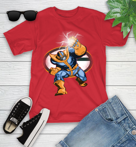 Green Bay Packers NFL Football Thanos Avengers Infinity War Marvel Youth T-Shirt 13