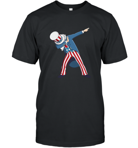 The Dab Abraham Lincoln With Hat Patriotic  Funny 4th July T-Shirt
