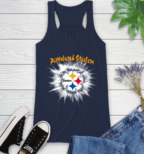 Pittsburgh Steelers NFL Football Adoring Fan Rip Sports Racerback Tank 9