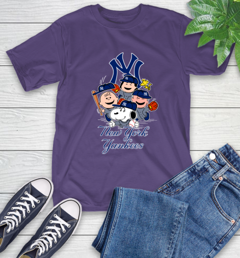 Snoopy Peace Love New York Yankees Shirt - Shibtee Clothing