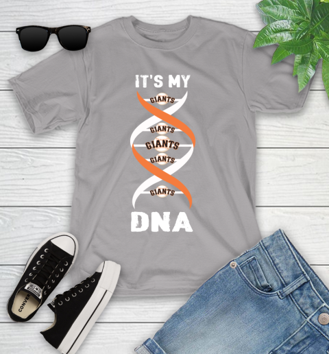 San Francisco Giants MLB Baseball It's My DNA Sports Youth T-Shirt 4