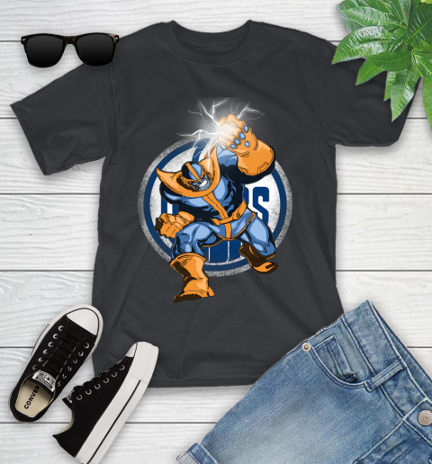 Edmonton Oilers NHL Hockey Thanos Avengers Infinity War Marvel Youth T-Shirt