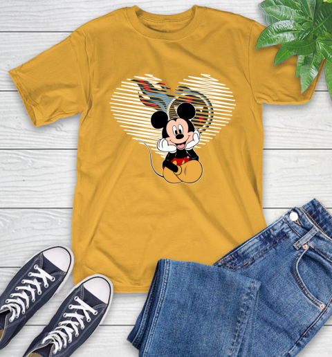 NFL Tennessee Titans The Heart Mickey Mouse Disney Football T Shirt_000 T-Shirt 2