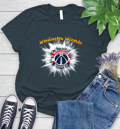Washington Wizards NBA Basketball Rip Sports Women's T-Shirt 11