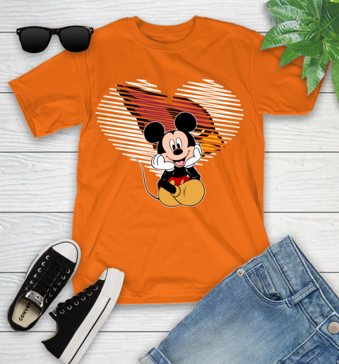 NFL Arizona Cardinals The Heart Mickey Mouse Disney Football T Shirt_000 Youth T-Shirt 9