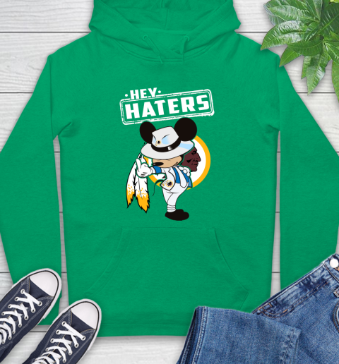 NFL Hey Haters Mickey Football Sports Washington Redskins Hoodie 8