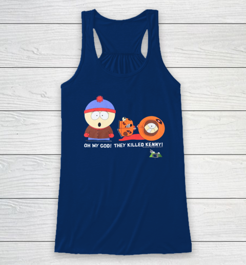 Oh My God They Killed Kenny Shirt South Park Adult Cartoon Racerback Tank 4