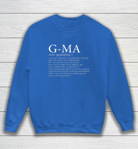 G Ma Definition Grandma Mother's Day Sweatshirt 5