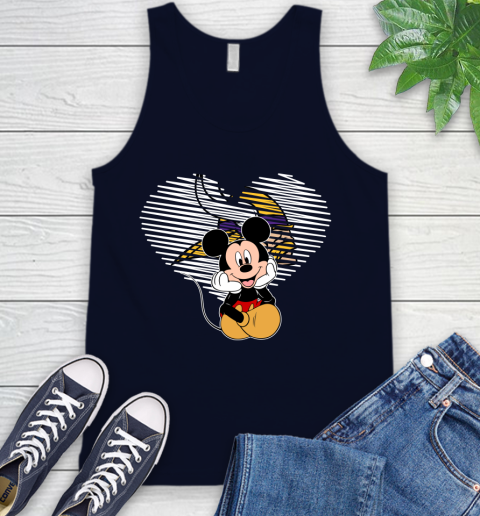 NFL Minnesota Vikings The Heart Mickey Mouse Disney Football T Shirt_000 Tank Top 2