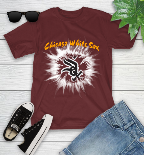 Chicago White Sox MLB Baseball Adoring Fan Rip Sports Youth T-Shirt 14