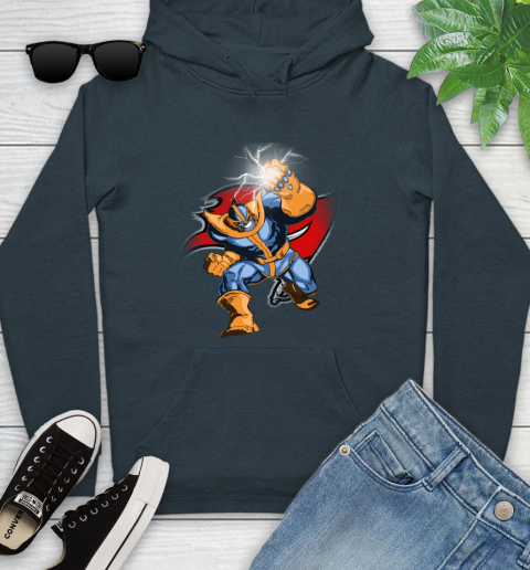 Tampa Bay Buccaneers NFL Football Thanos Avengers Infinity War Marvel Youth Hoodie 10
