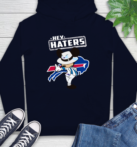 NFL Hey Haters Mickey Football Sports Buffalo Bills Hoodie 3