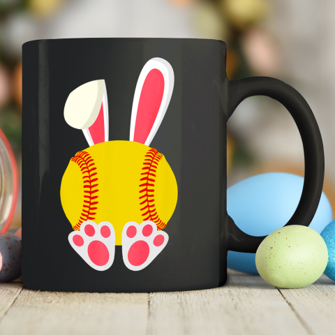 Easter Bunny Rabbit Baseball Funny Ceramic Mug 11oz